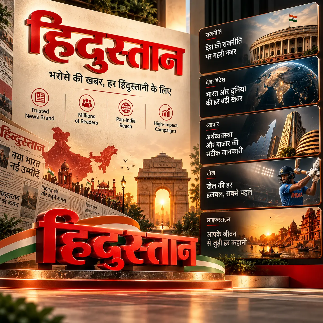 Hindustan & Hindustan Jobs campaign artwork
